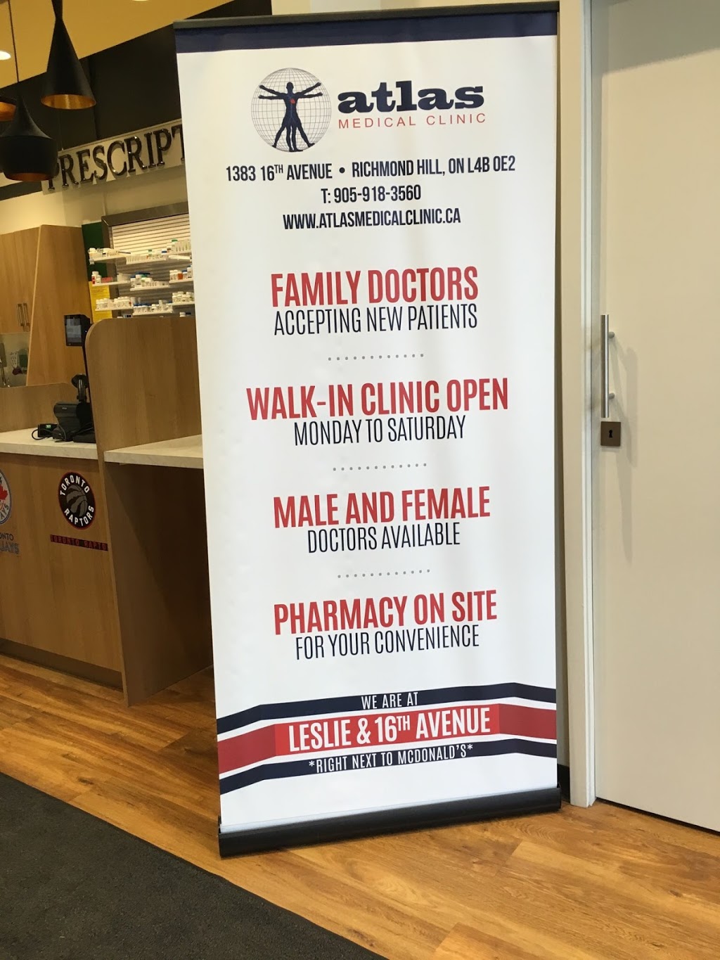 Atlas Medical Clinic | 1383 16th Ave, Richmond Hill, ON L4B 0E2, Canada | Phone: (905) 918-3560
