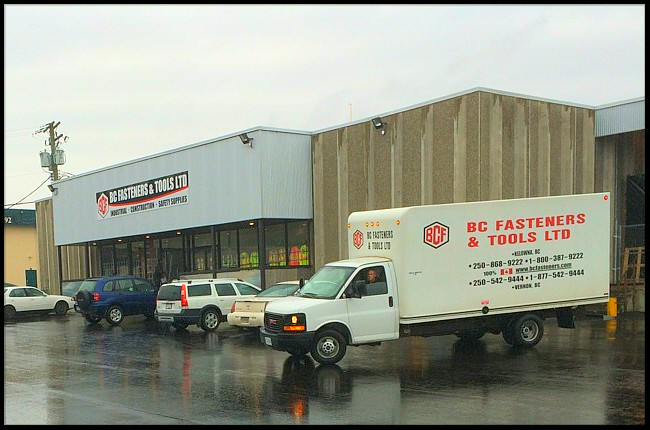 BC Fasteners & Tools Ltd | 1110 Waddington Dr, Vernon, BC V1T 8T3, Canada | Phone: (250) 542-9444