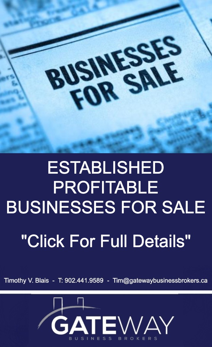 Gateway Business Brokers | 236 McCabe Lake Dr, Middle Sackville, NS B4E 0M8, Canada | Phone: (855) 537-0773