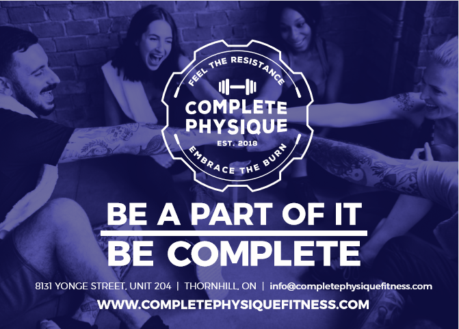 Complete Physique | 8131 Yonge St #204, Thornhill, ON L3T 2C6, Canada | Phone: (905) 597-4355