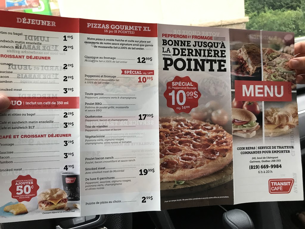 Transit café | 241 Boulevard de lAéroport, Gatineau, QC J8R 3Y3, Canada | Phone: (819) 669-6103