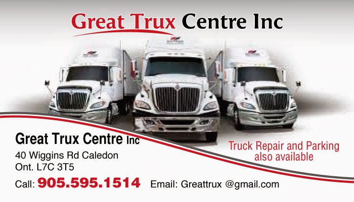 great trux centre inc | 40 Wiggins Rd, Caledon, ON L7C 3T5, Canada | Phone: (905) 595-1514