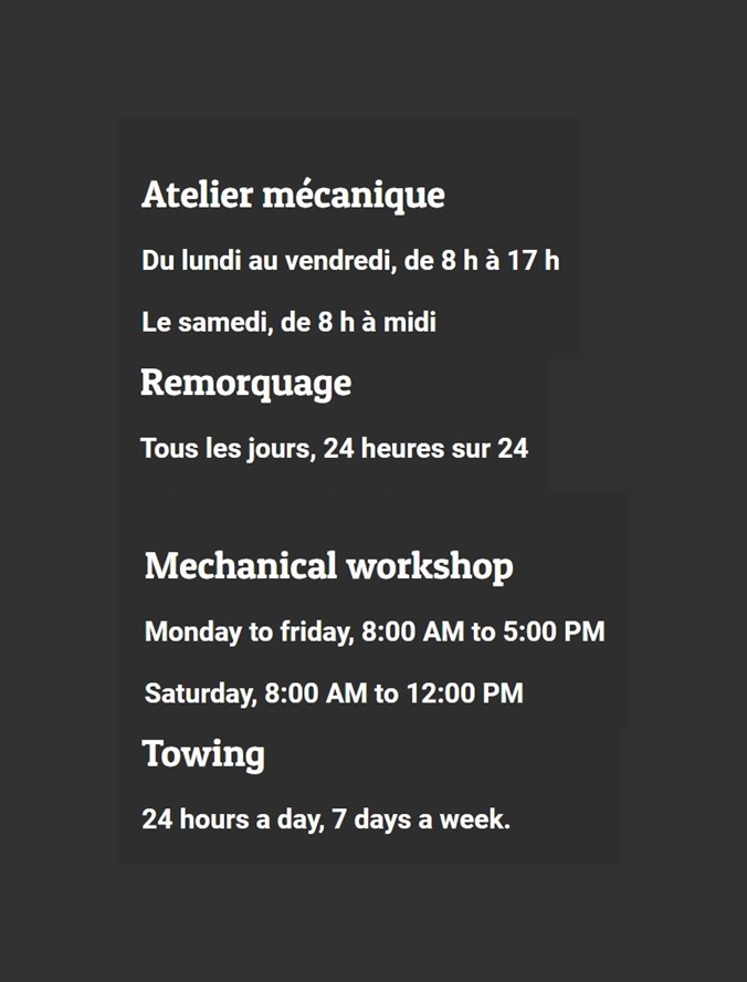 Garage MGO Dupont Inc | 105 QC-202, Stanbridge Station, QC J0J 2J0, Canada | Phone: (450) 248-3643