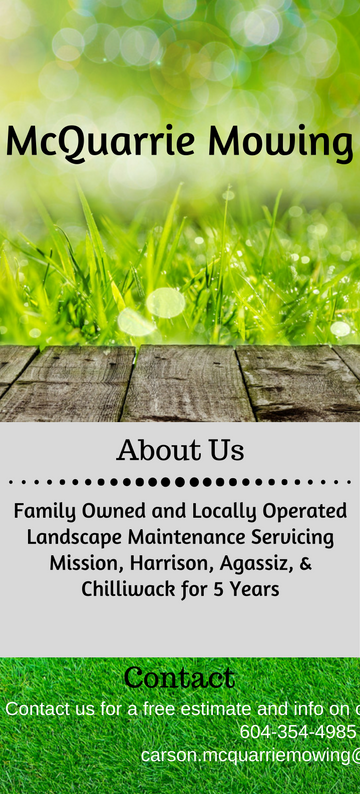McQuarrie Mowing | Walnut Ave, Abbotsford, BC V2S 2S4, Canada | Phone: (604) 354-4985