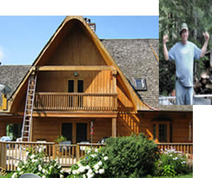Log & Wood Home Colour Restoration | 2457 Burnstown Rd, Renfrew, ON K7V 3Z4, Canada | Phone: (613) 433-0860