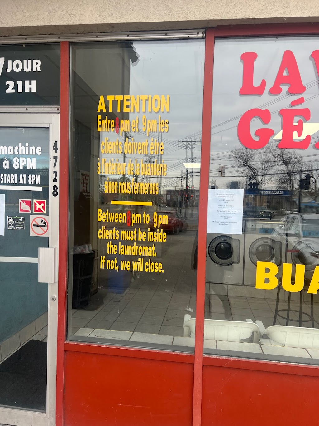 Buanderette Ciel | 4728 Rue Alexander, Pierrefonds, QC H8Y 2B1, Canada | Phone: (514) 581-4814