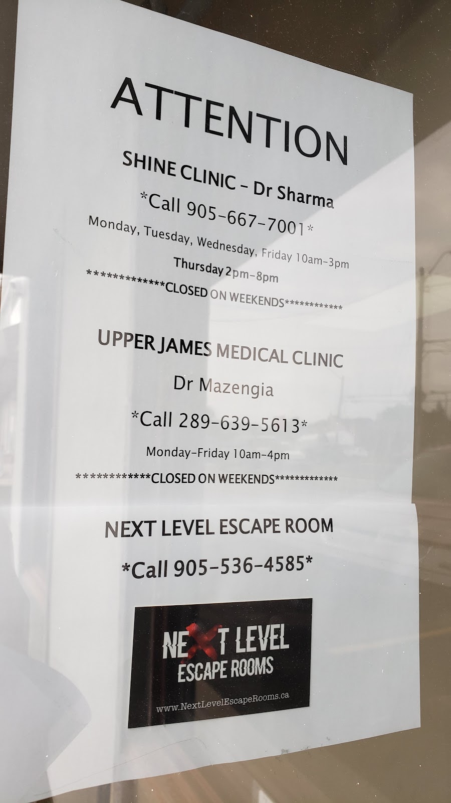 Upper James Medical Clinic | health | 1039 Upper James St, Hamilton, ON L9C 3A6, Canada | 2896395613 OR +1 289-639-5613
