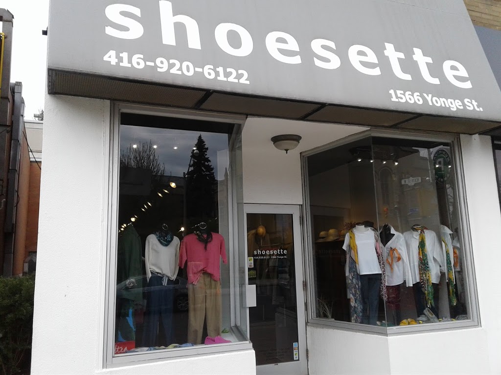 Shoesette | 1566 Yonge St, Toronto, ON M4T 1Z7, Canada | Phone: (416) 920-6122