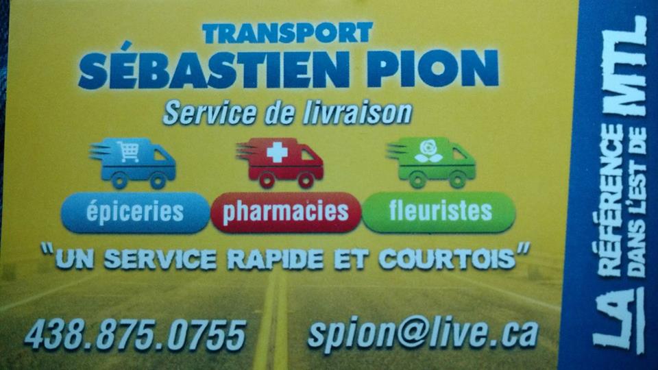 Transport Sébastien Pion | 242 Rue Saint Denis, Terrebonne, QC J6V 1B2, Canada | Phone: (438) 875-0755