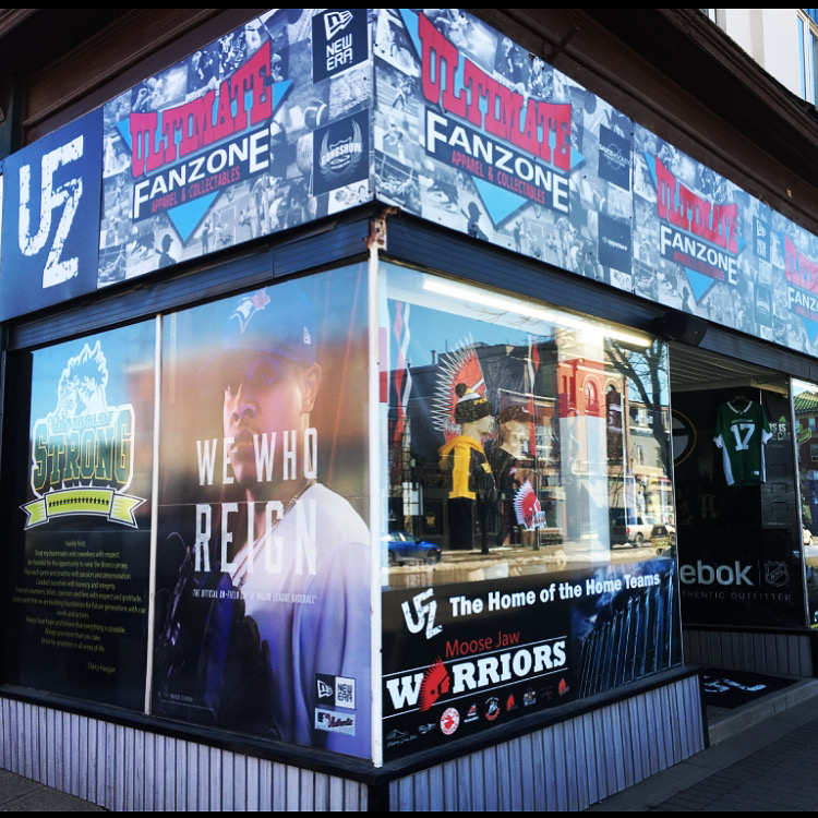 Ultimate Fan Zone Apparel & Collectibles | 37 Main St N, Moose Jaw, SK S6H 0V8, Canada | Phone: (306) 693-3267