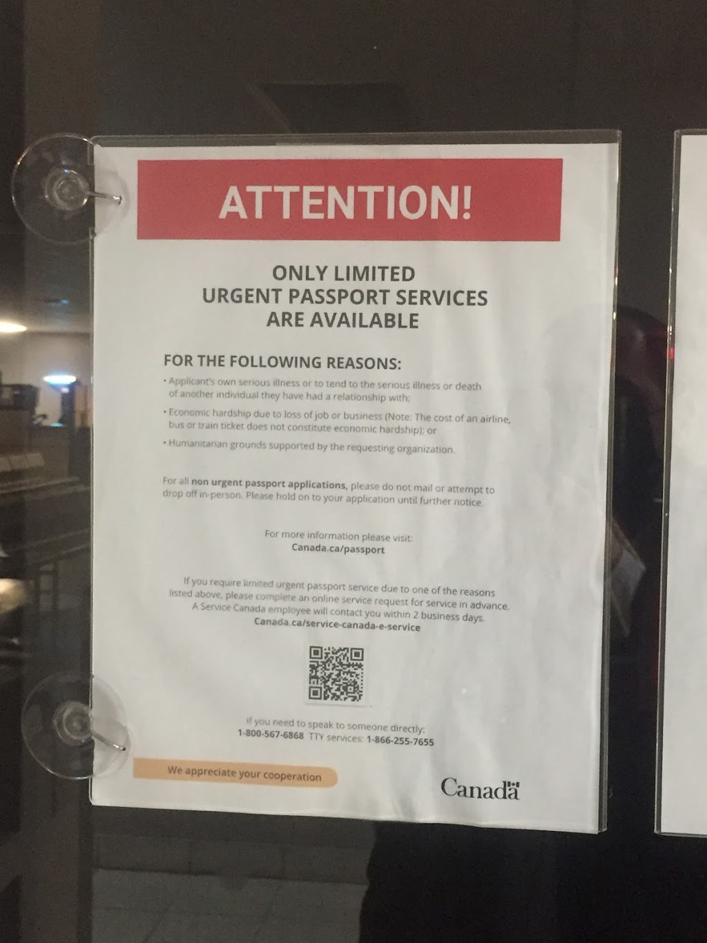 Passport Canada | Cherryhill Village Mall, 301 Oxford St W Suite 76, London, ON N6H 1S6, Canada | Phone: (800) 567-6868