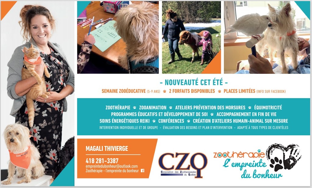 Centre Lempreinte du bonheur - Zoothérapie/équimotricité | 1015 QC-271, Saint-Pierre-de-Broughton, QC G0N 1T0, Canada | Phone: (418) 281-3387