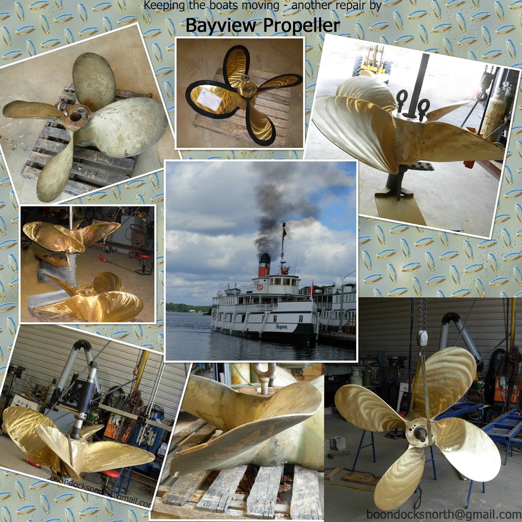 Bayview Propeller Repair | 832 Northeys Bay Road, County Rd. 56, Woodview, ON K0L 3E0, Canada | Phone: (705) 654-4409