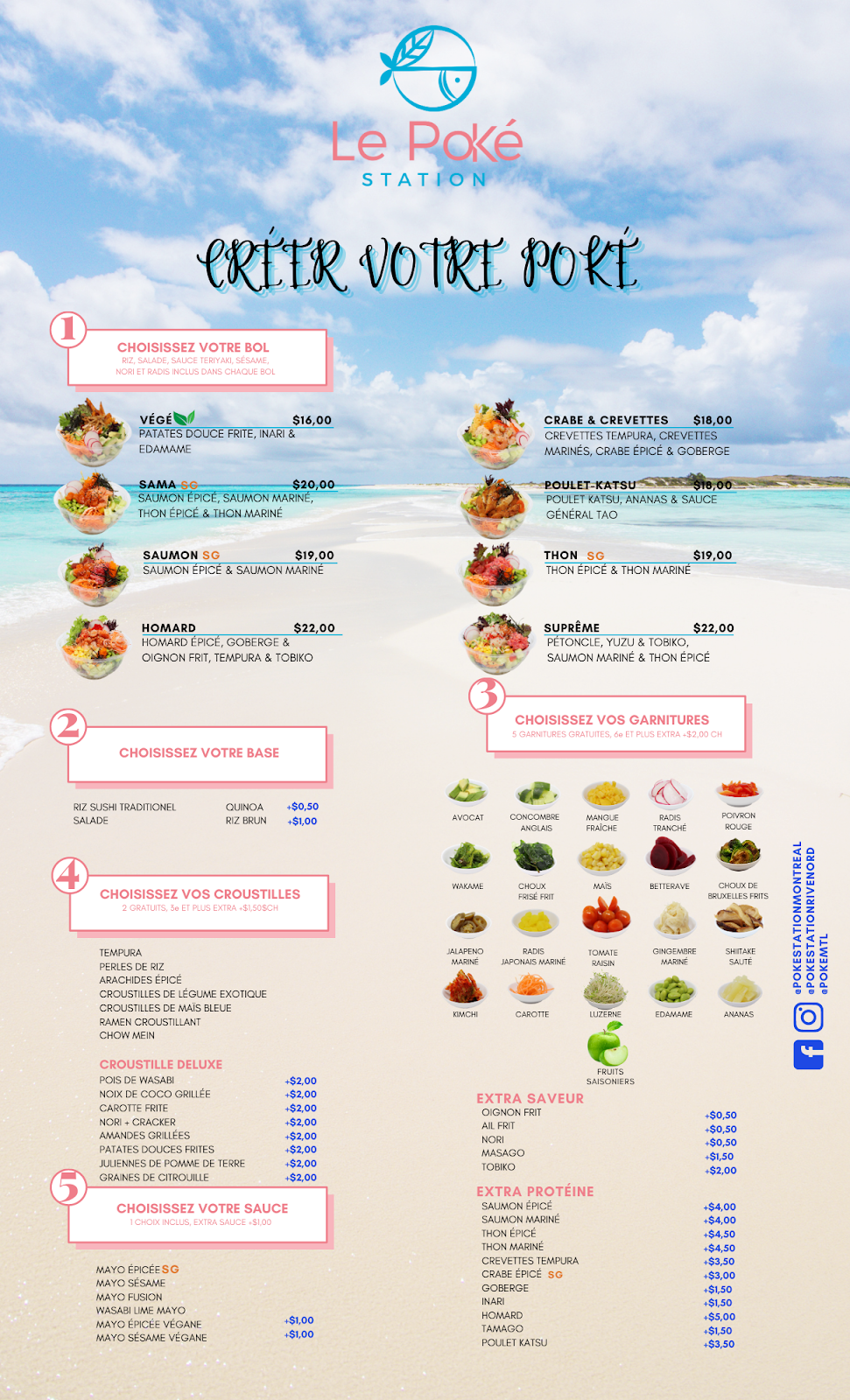 Le Poke Station (Laurier) | 123 Av. Laurier O, Montréal, QC H2T 2N6, Canada | Phone: (514) 274-9966