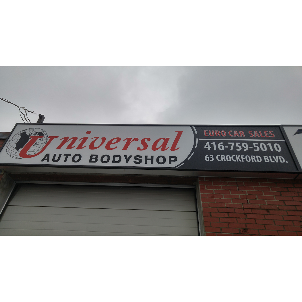 UNIVERSAL AUTO BODY SHOP 63 Crockford Blvd, Scarborough, ON M1R 3B7