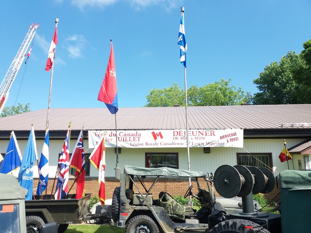Royal Canadian Legion | 77 Rue Lewis E, Waterloo, QC J0E 2N0, Canada | Phone: (450) 539-0005