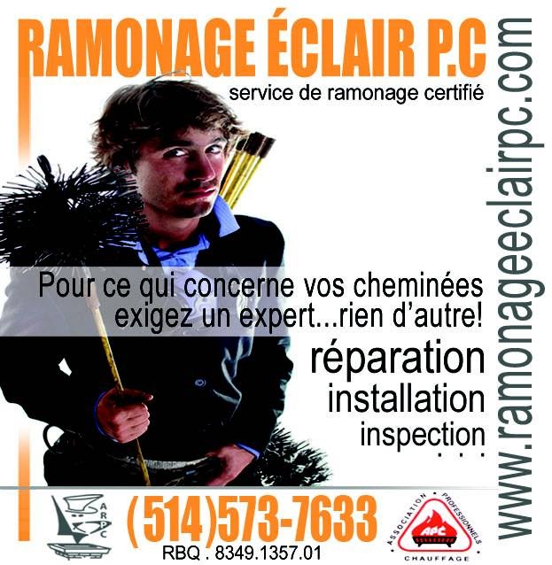 Ramonage Éclair P.C | 12 Rue du Belvedère O, Notre-Dame-de-lÎle-Perrot, QC J7V 8P4, Canada | Phone: (514) 573-7633
