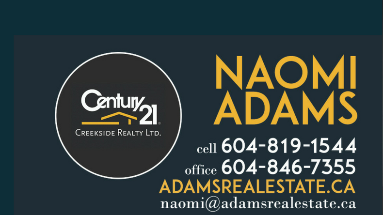 Naomi Adams | 7075 Vedder Rd #102, Chilliwack, BC V2R 0X9, Canada | Phone: (604) 819-1544