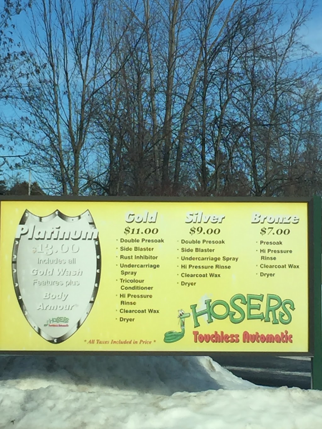 Hosers Car Wash Ltd. | 31 Millennium Pkwy, Belleville, ON K8N 4Z5, Canada | Phone: (613) 962-5391