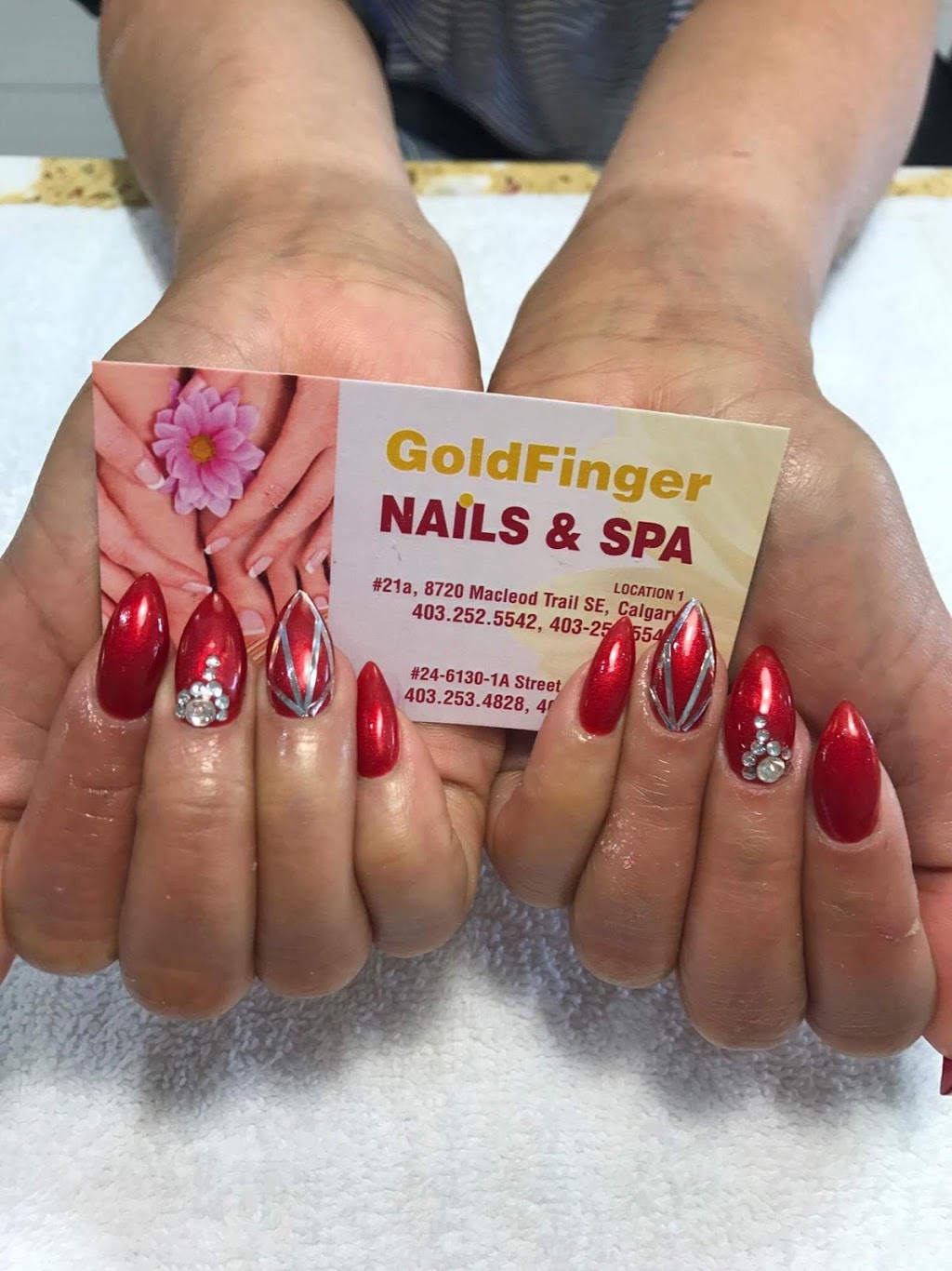 Goldfingers Nails & Spa | 6130 1a St SW #24, Calgary, AB T2H 0G3, Canada | Phone: (403) 253-4828