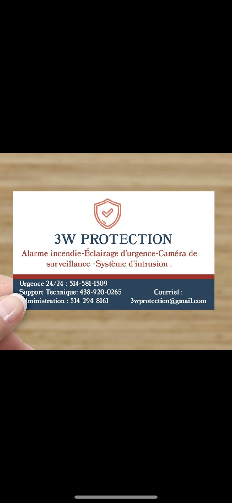 3W PROTECTION | 5601 Rue de la Berge, Terrebonne, QC J7M 2A6, Canada | Phone: (514) 294-8161