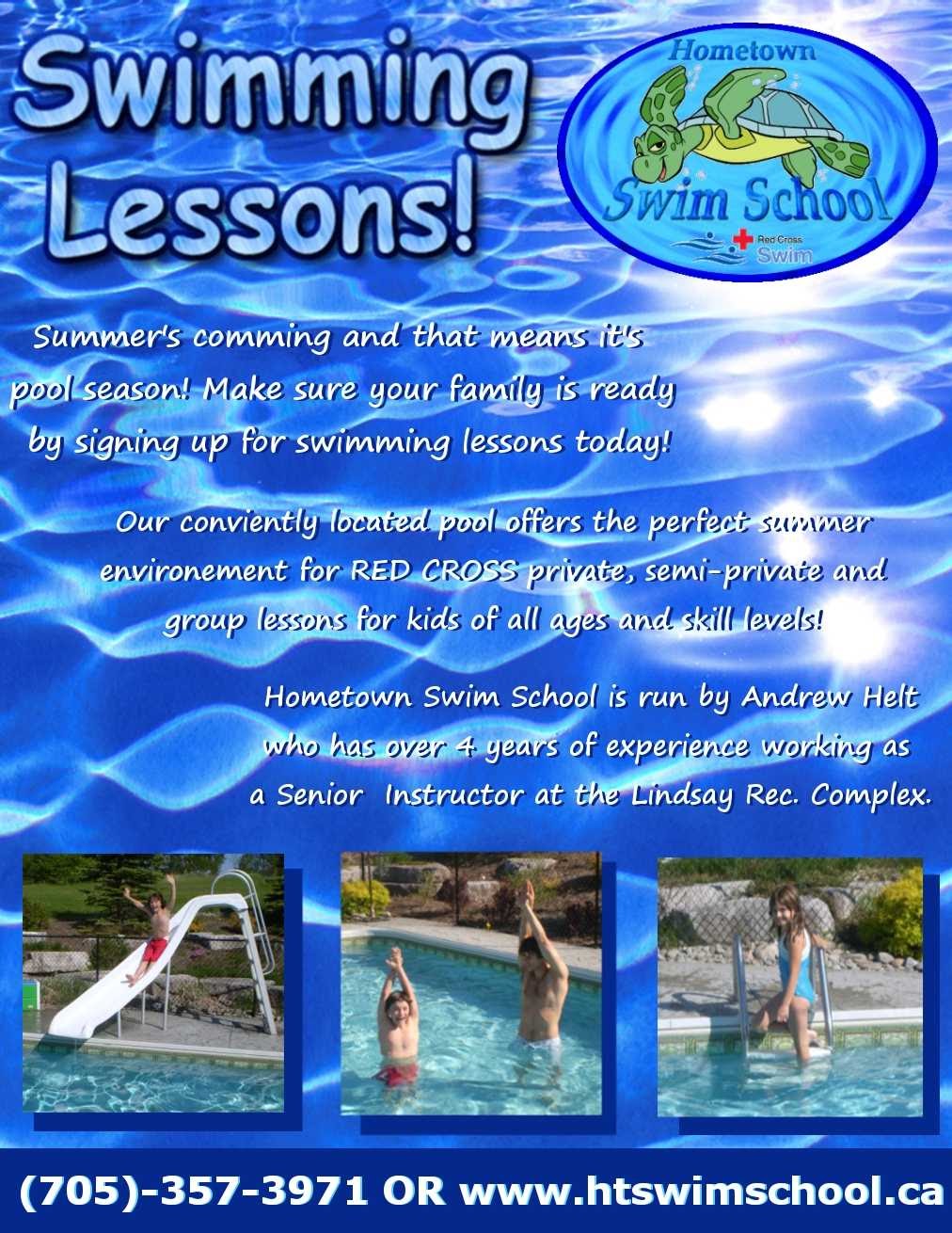 Hometown Swim School | Side Rd 18, Sunderland, ON L0C 1H0, Canada | Phone: (705) 357-3971