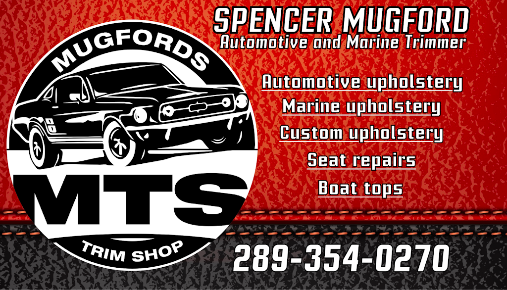 Mugfords trim shop | 171 N Port Rd Unit #7, Port Perry, ON L9L 1B2, Canada | Phone: (289) 354-0270