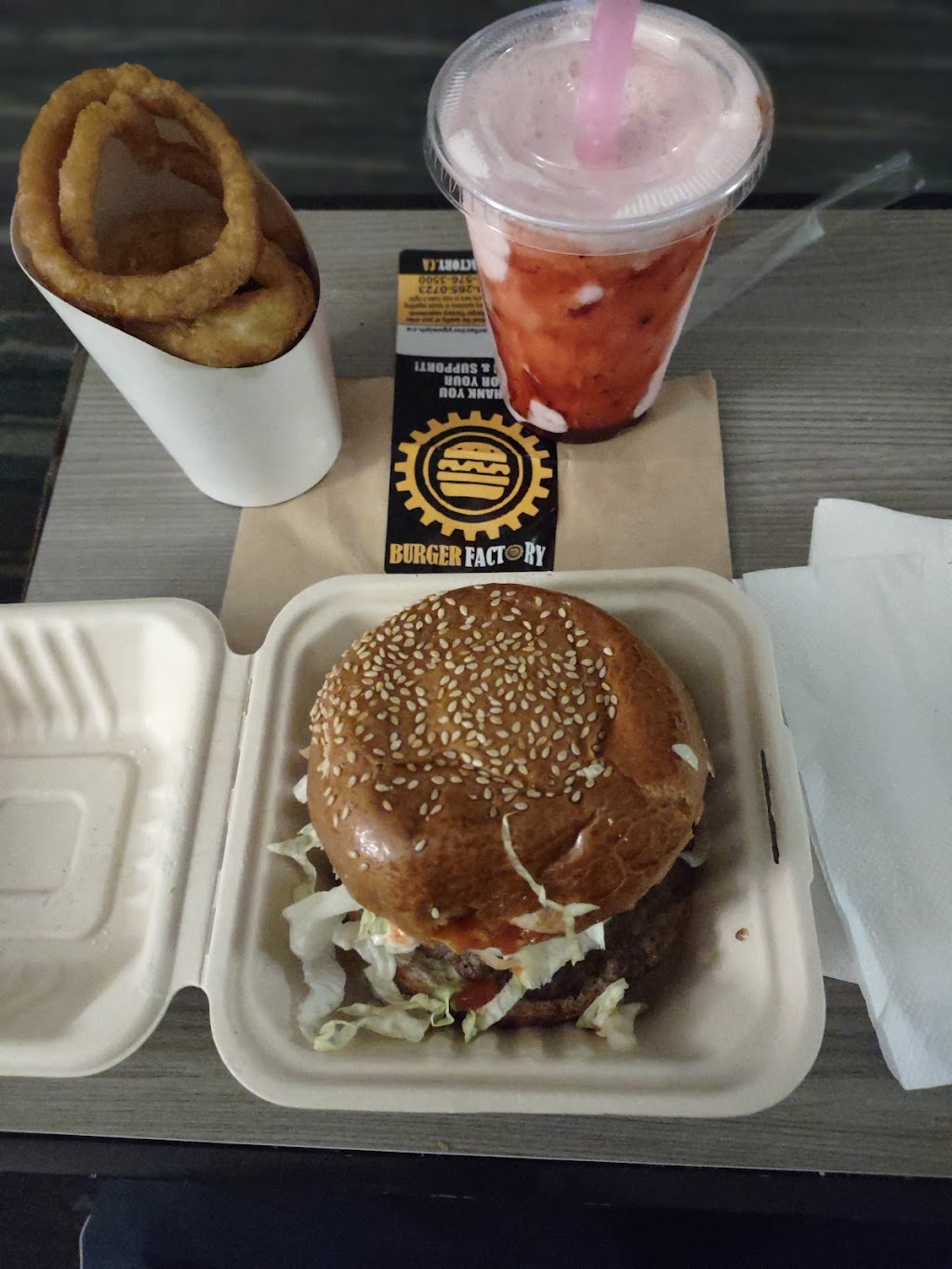 Burger Factory Guelph | 485 Silvercreek Pkwy N Unit 13, Guelph, ON N1H 7K5, Canada | Phone: (519) 265-0723