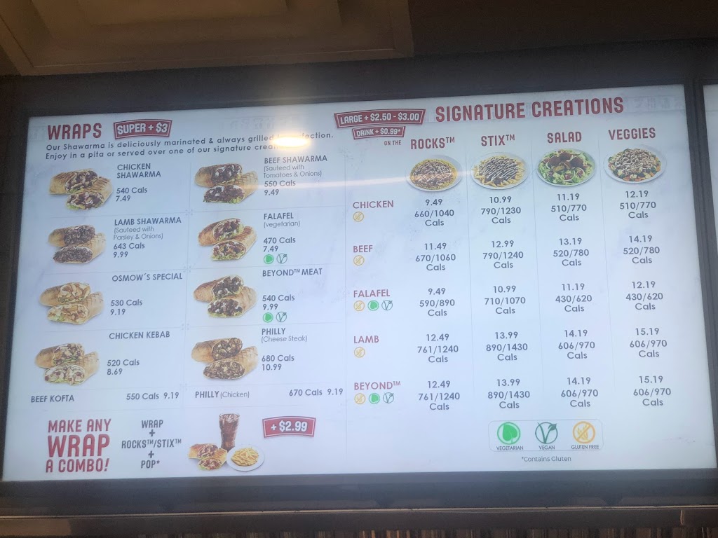 Osmows Shawarma | 861 Queen St E Unit 107, Toronto, ON M4M 1J2, Canada | Phone: (416) 901-0600