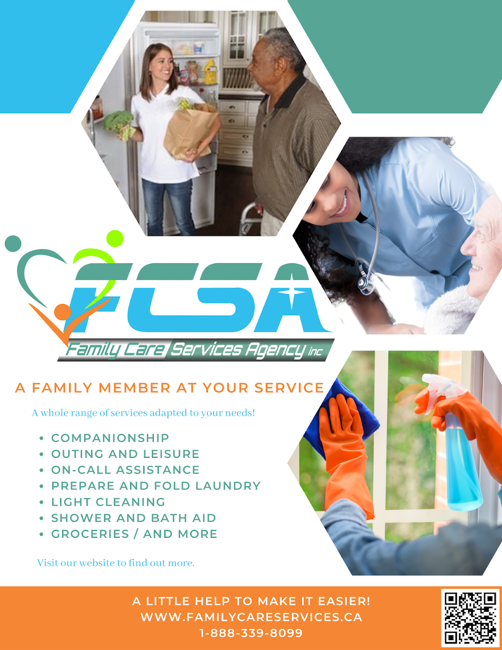 Family Care Services Agency Inc | 208 Enclave Walk, Navan, ON K4B 1H9, Canada | Phone: (888) 339-8099