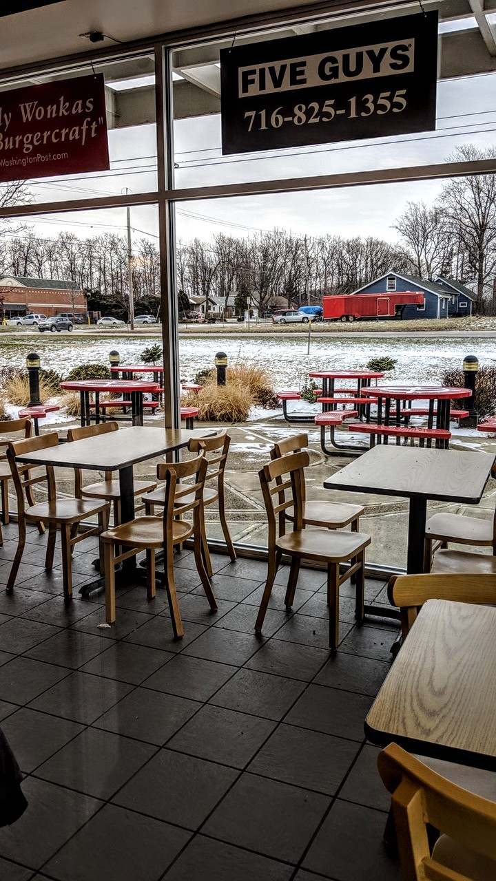 Five Guys | 3860 McKinley Pkwy, Buffalo, NY 14219, USA | Phone: (716) 825-1355