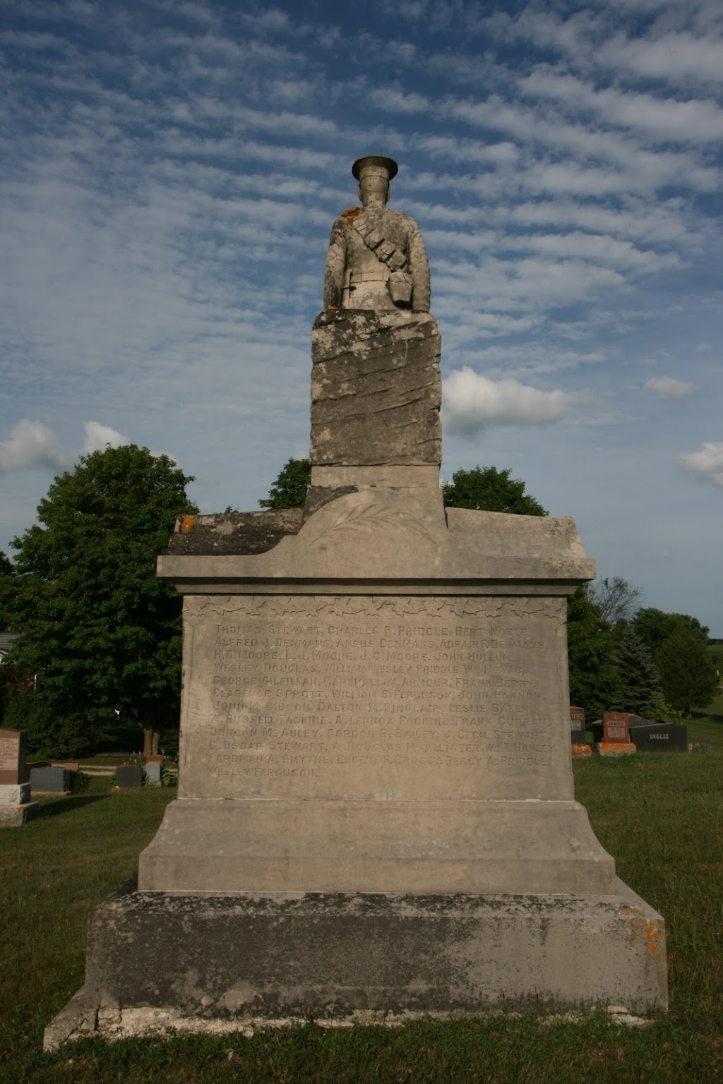 Badjeros Memorial | 269499-269251, S Line, Badjeros, ON N0C 1A0, Canada