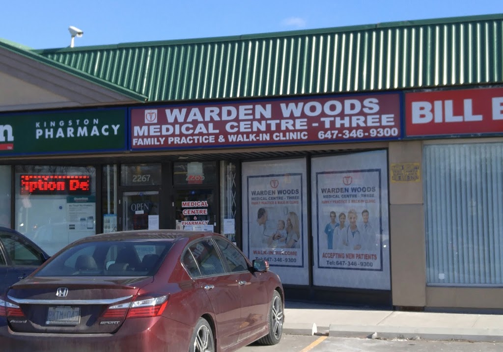 Warden Woods Medical Centre Three | 2267 Kingston Rd, Scarborough, ON M1N 1T8, Canada | Phone: (647) 346-9300