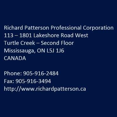 Richard Patterson Professional Corporation - Barrister & Solicit | 1801 Lakeshore Rd W #113, Mississauga, ON L5J 1J6, Canada | Phone: (905) 916-2484