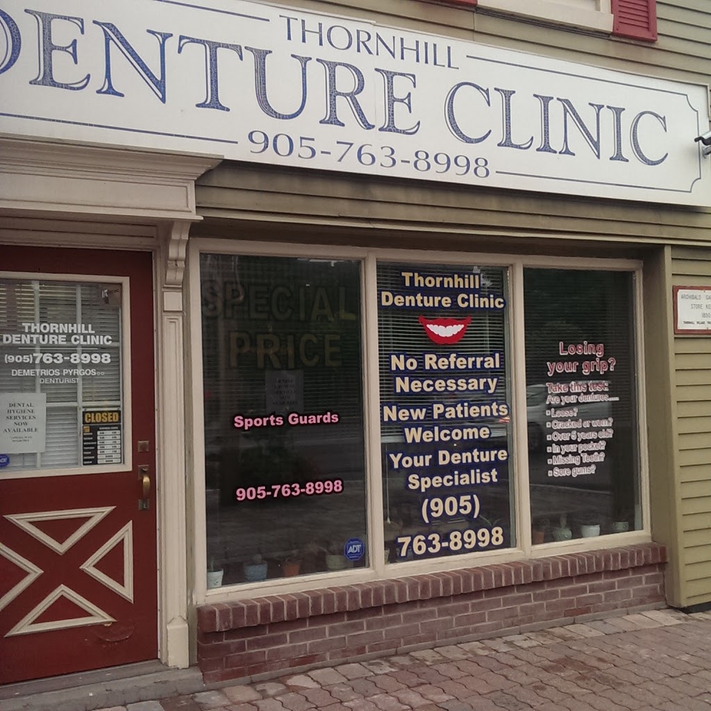 Thornhill Denture Clinic | 7705 Yonge St, Thornhill, ON L3T 2C4, Canada | Phone: (905) 763-8998