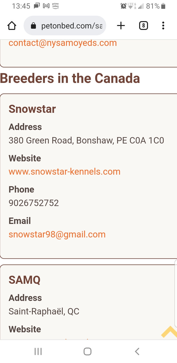 Snow Star kennels | 380 Green Rd, Bonshaw, PE C0A 1C0, Canada | Phone: (902) 675-2752
