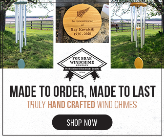 Fox Brae Windchimes ( Handcrafted and Engraved ) | 1867 NS-359, Centreville, NS B0P 1J0, Canada | Phone: (902) 907-2970