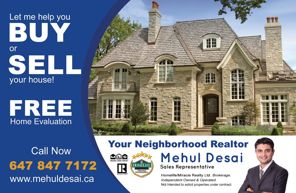 Mehul Desai, Real Estate Agent Brampton | 821 Bovaird Dr W Unit 31, Brampton, ON L6X 0T9, Canada | Phone: (647) 330-2134