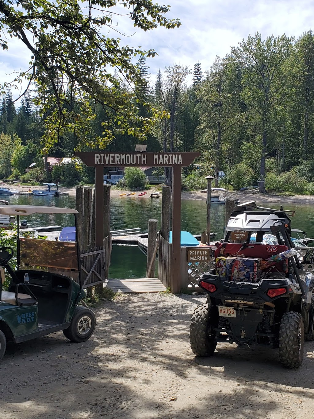 Rivermouth Marina | 56 Rivermouth Rd, Enderby, BC V0E 1V5, Canada | Phone: (250) 838-6236