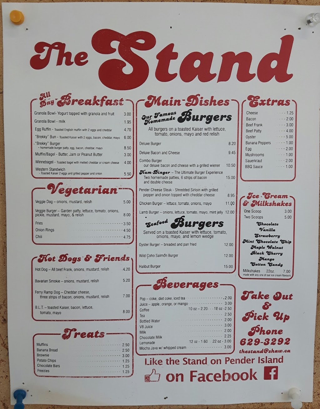 The Stand | 1371 MacKinnon Rd, Pender Island, BC V0N 2M1, Canada | Phone: (250) 629-3292