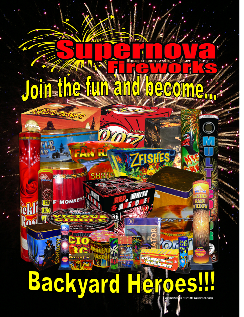 Supernova Fireworks | 4699 ON-28, Juniper Island, ON K0L 2C0, Canada | Phone: (705) 934-1313