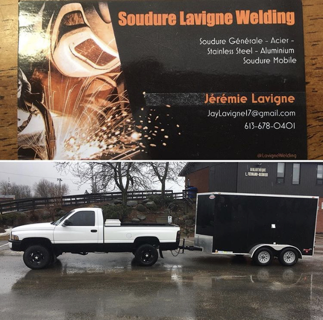 Soudure Lavigne Welding | 107 Rue des Érables, Grenville-sur-la-Rouge, QC J0V 1B0, Canada | Phone: (613) 678-0401