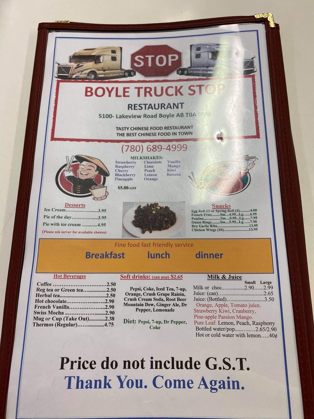 Hooters Truck Stop Restaurant | 5100 Lakeview Rd, Boyle, AB T0A 0M0, Canada | Phone: (780) 689-4999