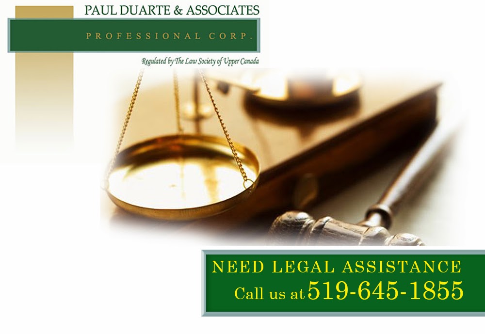 Paul Duarte & Associates | 630 Wharncliffe Rd S #3, London, ON N6J 4V7, Canada | Phone: (519) 645-1855