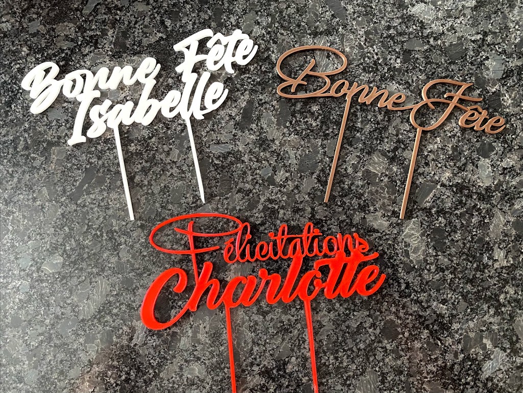 Scarlett Cake Topper • Ornements de Gâteaux | 271 Rue Sainte Marie, Saint-Boniface, QC G0X 2L0, Canada | Phone: (877) 850-6045
