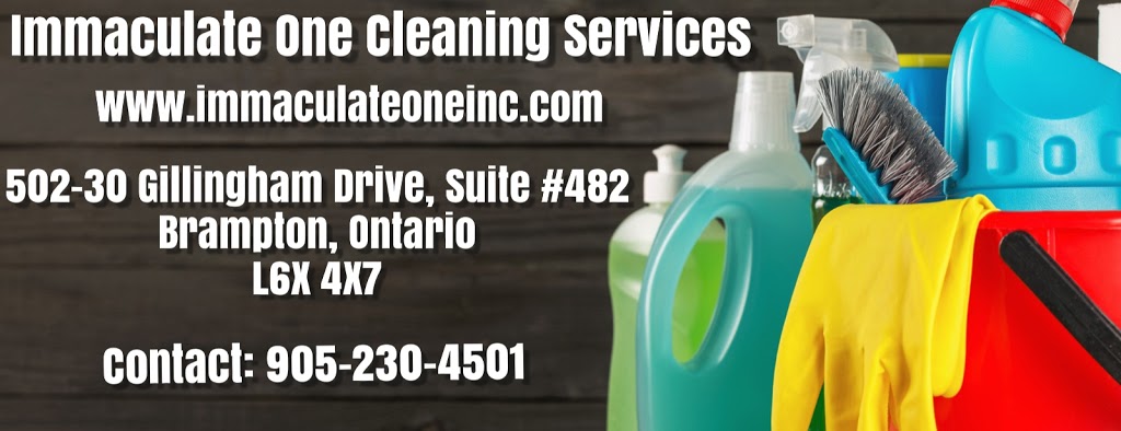Immaculate One Cleaning Service | 502-30 Gillingham Dr Suite #482, Brampton, ON L6X 4X7, Canada | Phone: (905) 230-4501