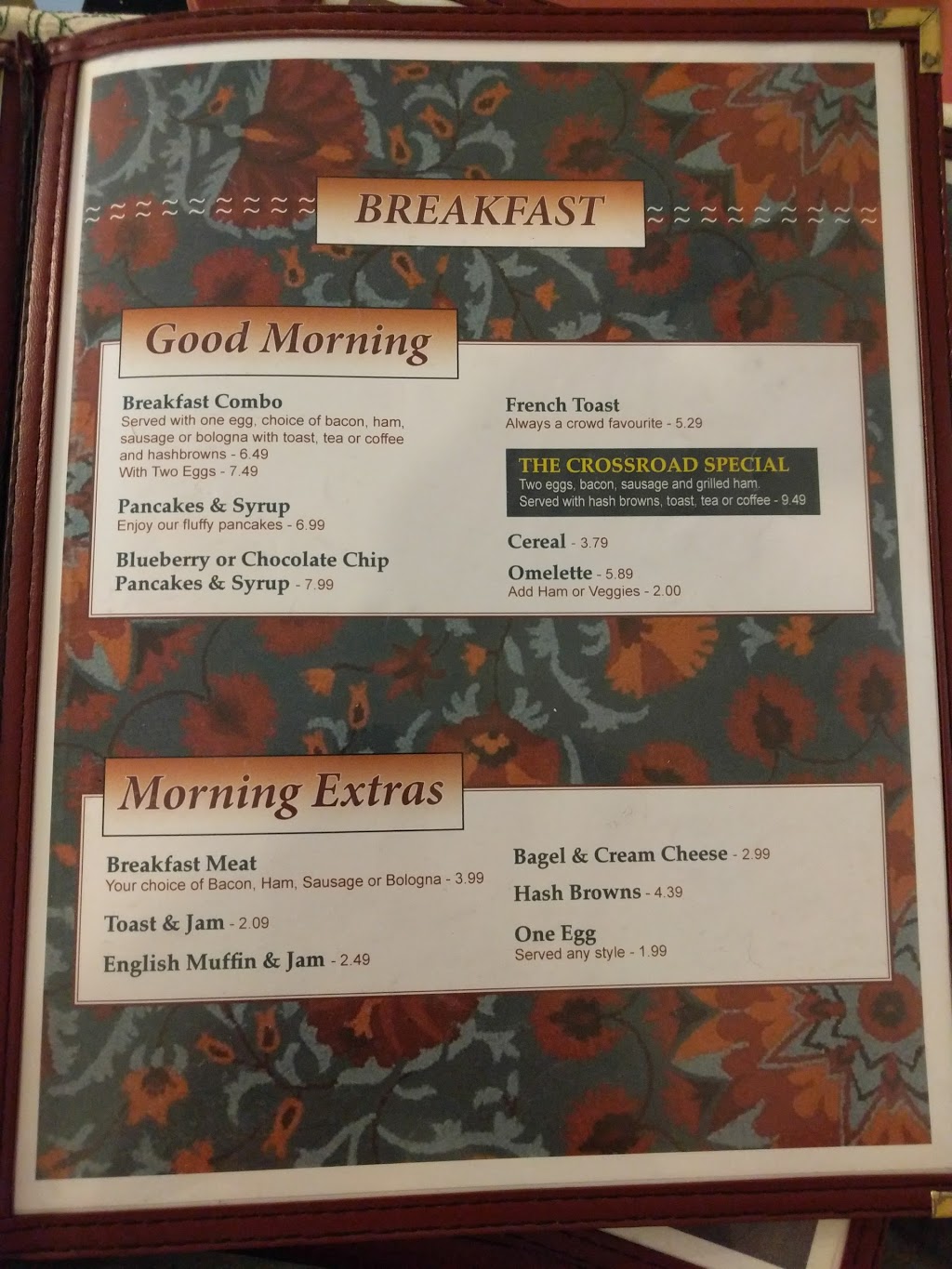 Crossroads Restaurant | 4150 King St, Windsor, NS B0N 2T0, Canada | Phone: (902) 798-8046