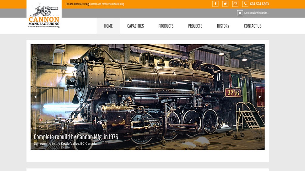 Cannon Manufacturing Ltd. | 315a Levi St, New Westminster, BC V3M 4N4, Canada | Phone: (604) 524-6863