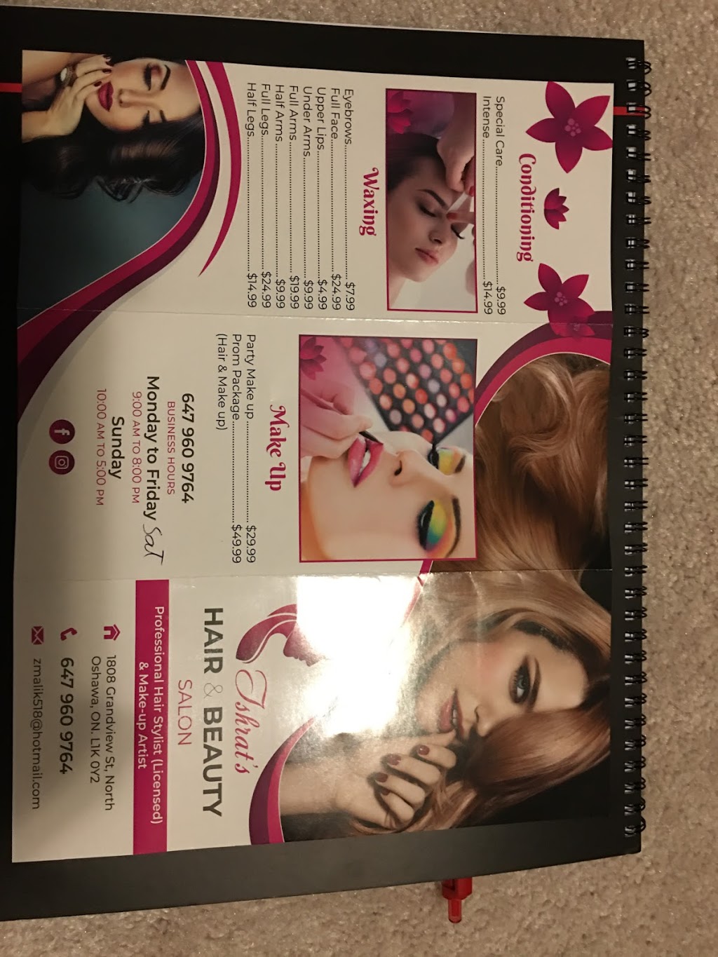 Ish Hair &beauty salon | 1808 Grandview St N, Oshawa, ON L1K 0Y2, Canada | Phone: (289) 222-9410