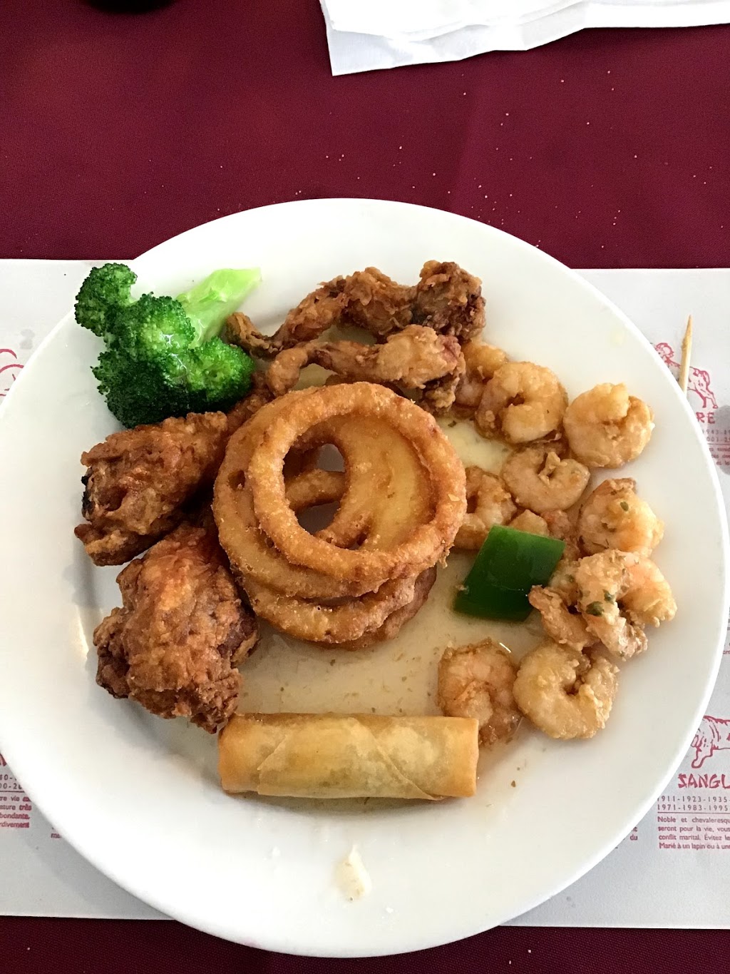 Restaurant de LAsie | 2 Rue Plourde, Charlemagne, QC J5Z 3E8, Canada | Phone: (450) 582-1180